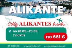 Atklāj ALIKANTES burvību! Latvia Tours